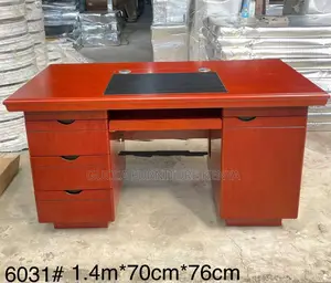 Office Tables:140cm Mahogany Home Office Leadership Desk