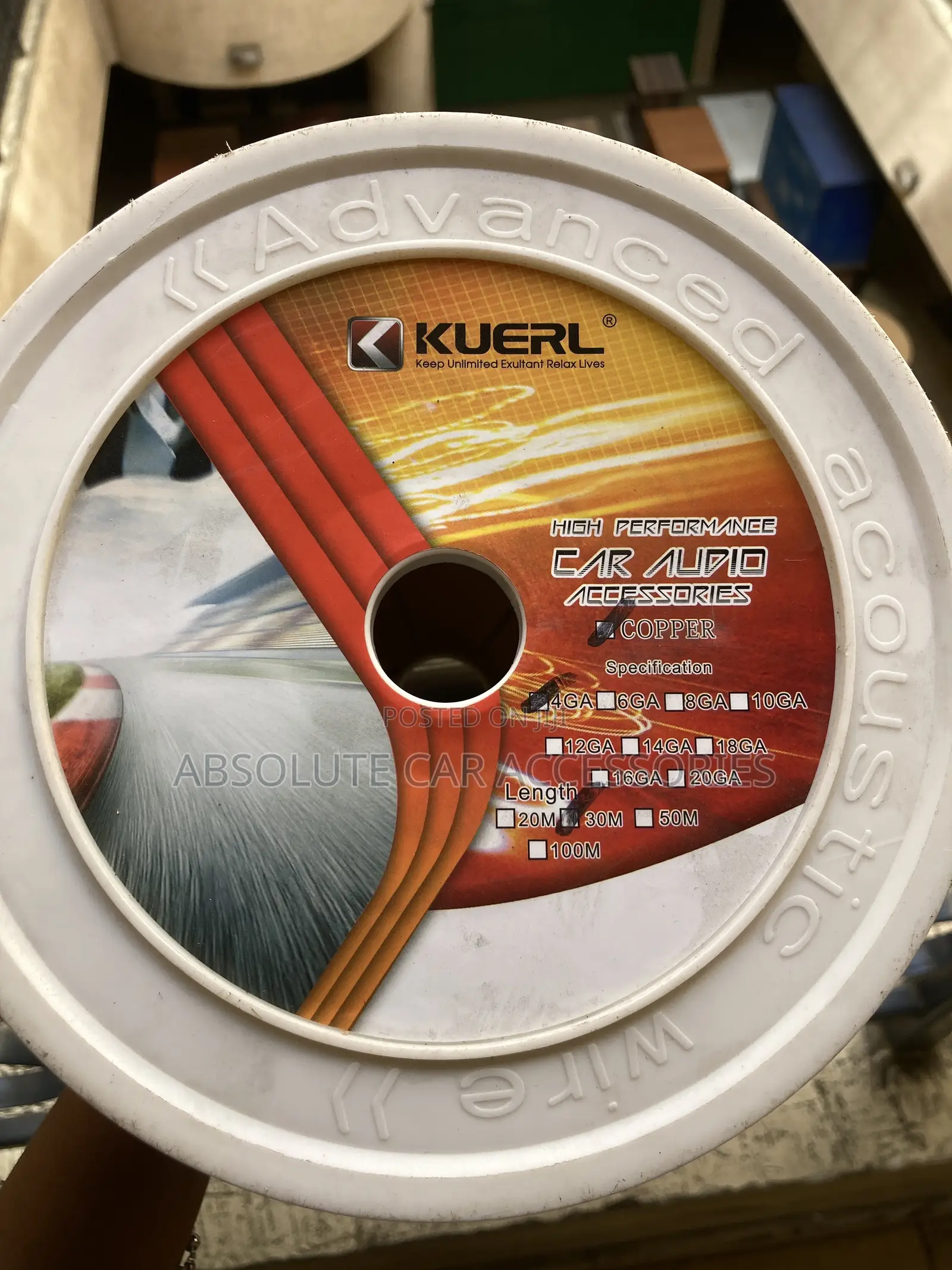 4GA Pure Copper Power Cable Per Meter