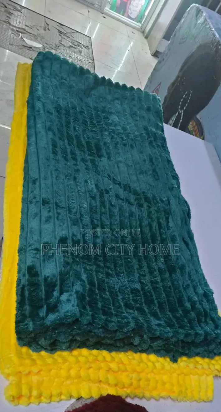 Jungle Green Fleece Velvet Blanket/Warmer