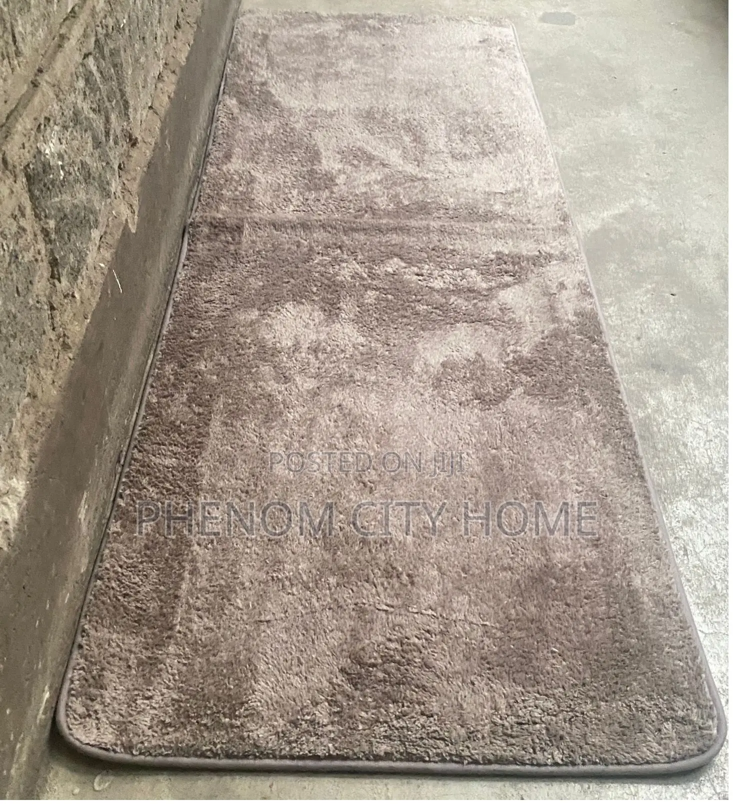 Grey Soft Fluffy Bedside Mats Available