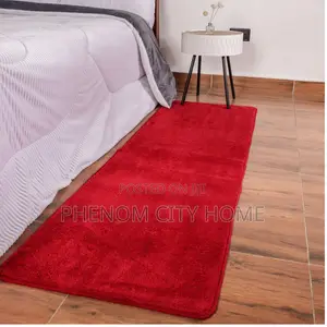Grey Soft Fluffy Bedside Mats Available