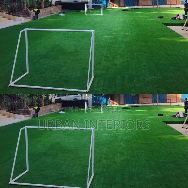 Grass Carpet Grass Carpet for Fields With Goalposts - main view