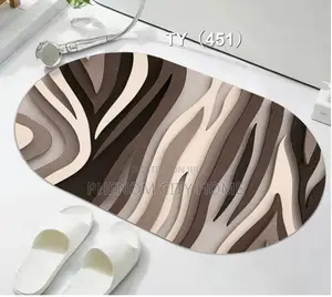 Oval Bathroom Door Mats Available