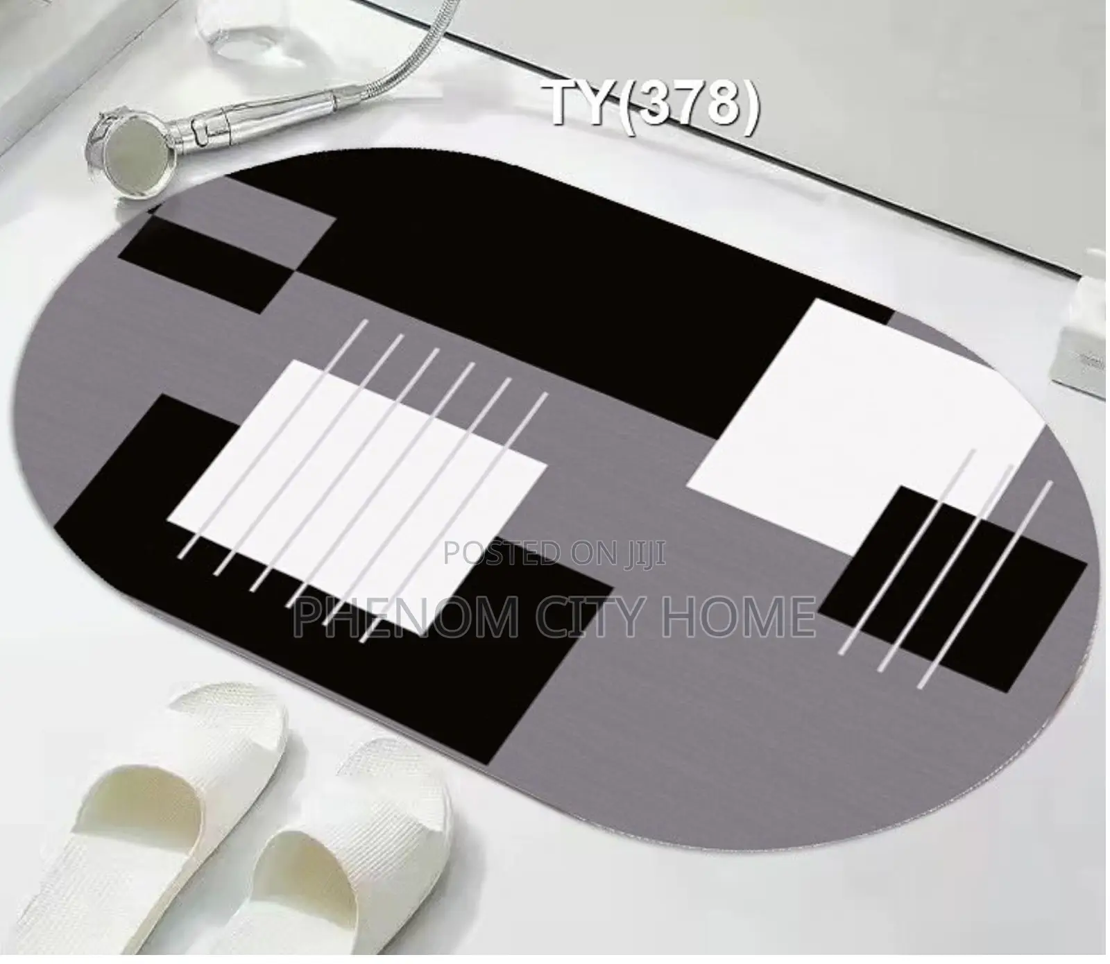 Oval Bathroom Door Mats Available