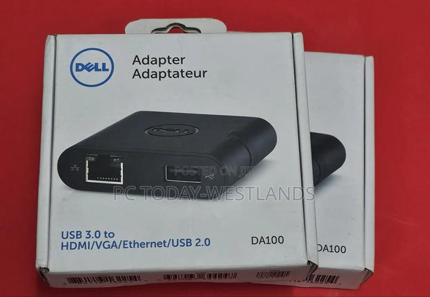 Dell Da100 USB 3.0 to Hdmi-Vga-Ethernet-Usb 2.0 Uni Adapter