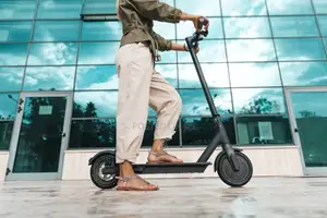 Sleek Sturdy Electric Scooter