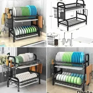 *2 Tier High Quality Carbon Steel Dish Rack*