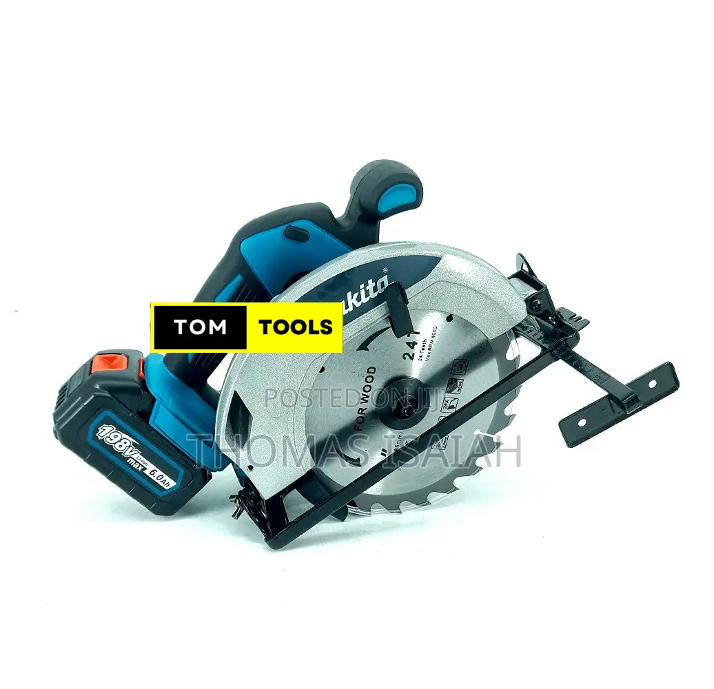 Cordless Circular Saw 71⁄4 Inch With Blade and 2 X 198vmax