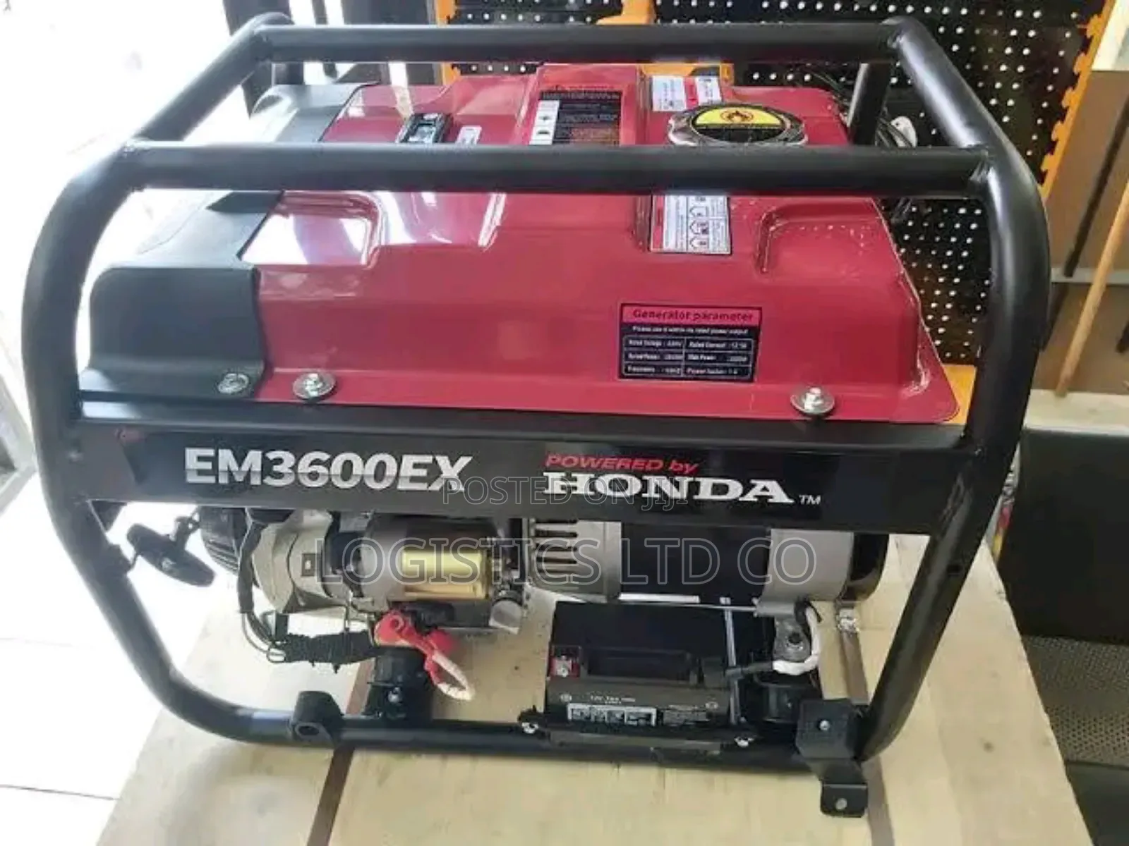 Honda Em3600ex 3kva Single Phase Portable Petrol