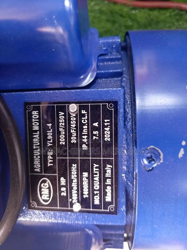 2hp Electric Motor/Single Phase Motor Low Speed - thumbnail 2