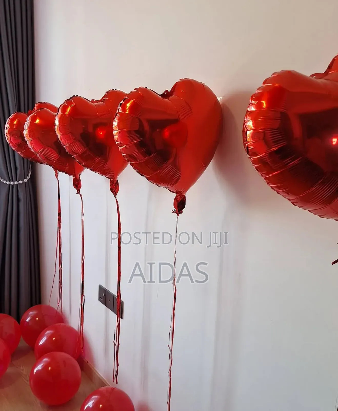 Heart Foil Balloons for Valentine's Mood