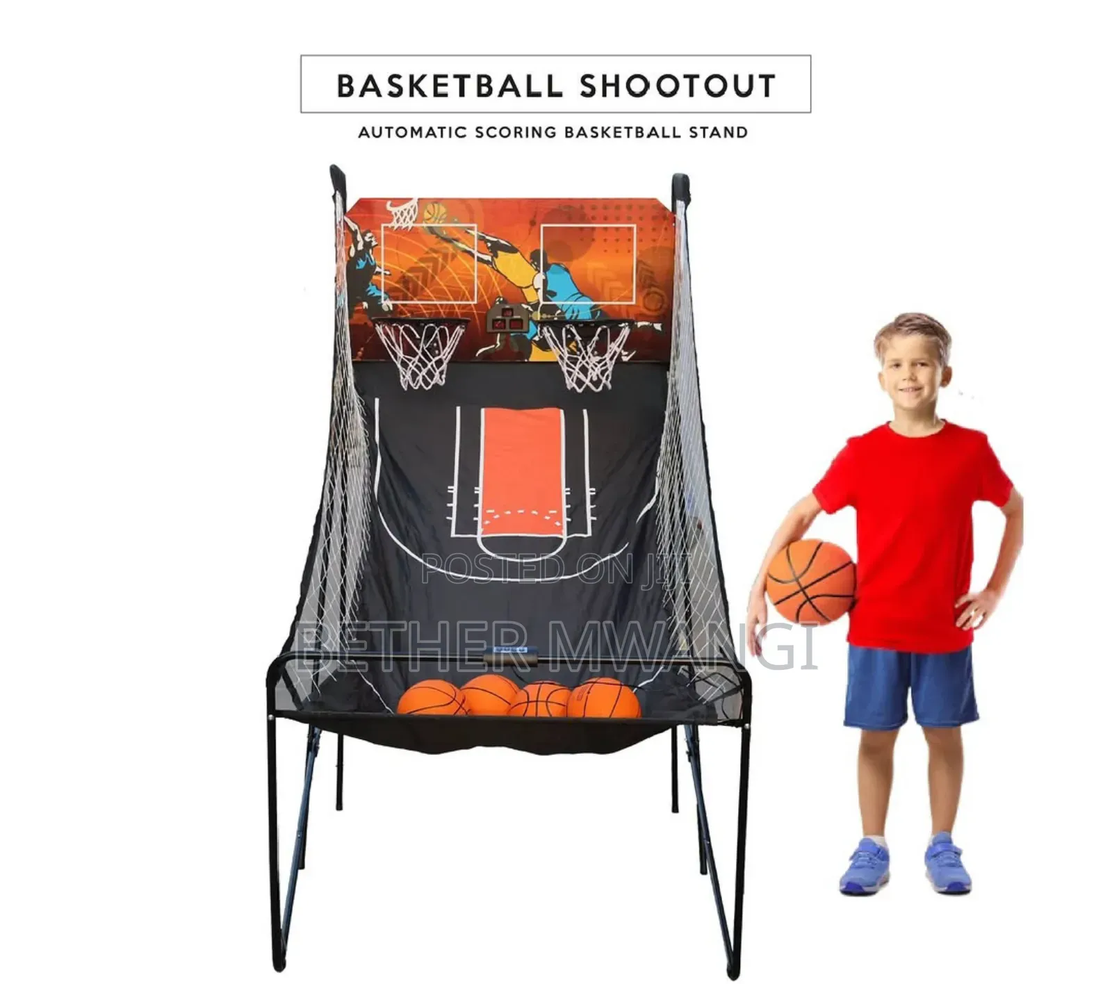 Double Hoop Basketball Arcade in Kenya