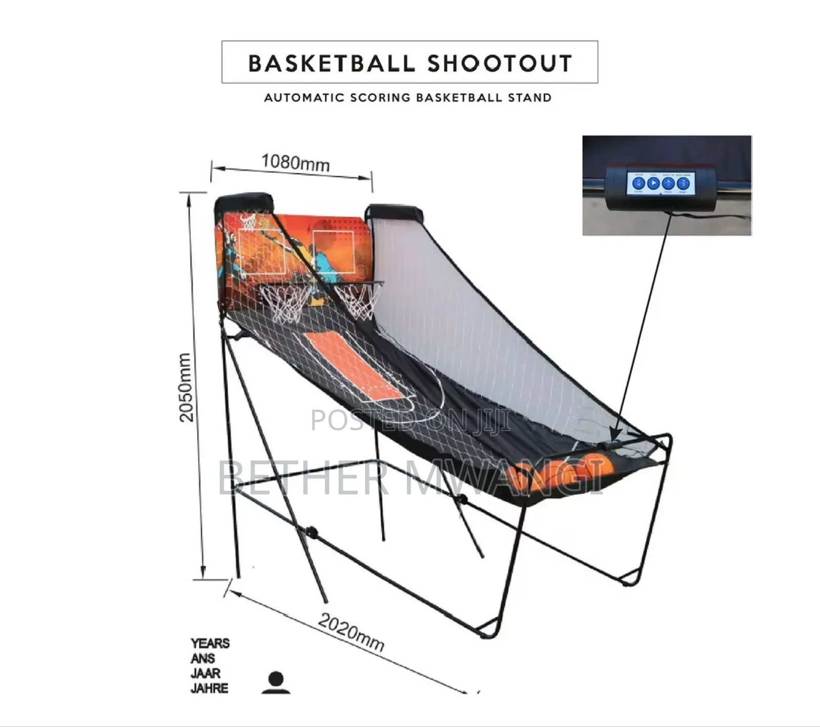 Double Hoop Basketball Arcade in Kenya