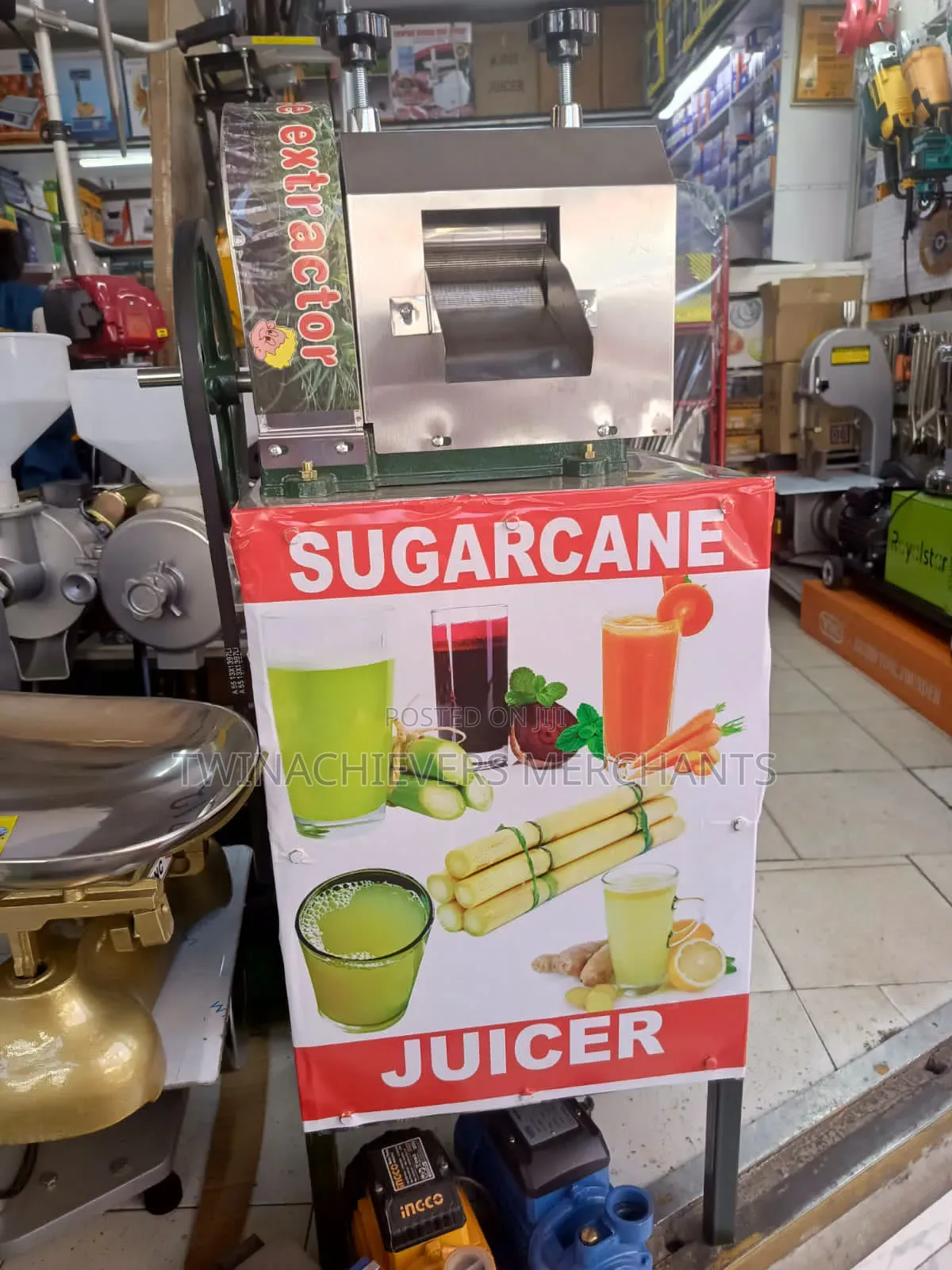 Commercial Sugarcane Juice Extractor Machine