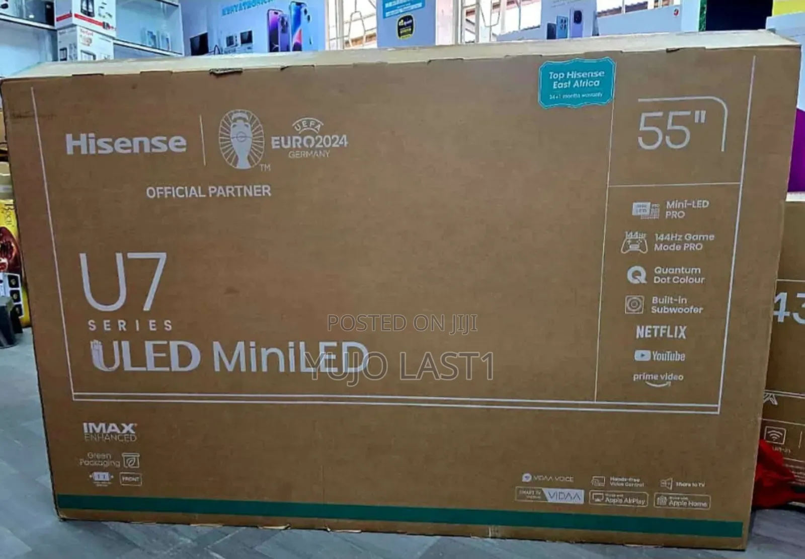 Hisense 55 Inch Tv Uled [Mini Led] Smart 55u7nken