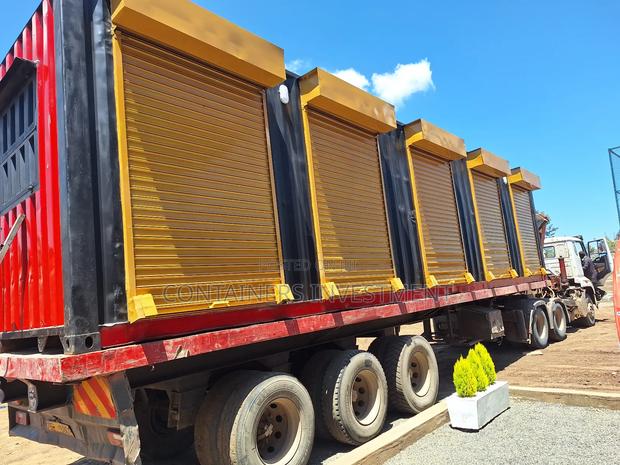 Modern Container Stalls for Sale- Quick Prop Up.