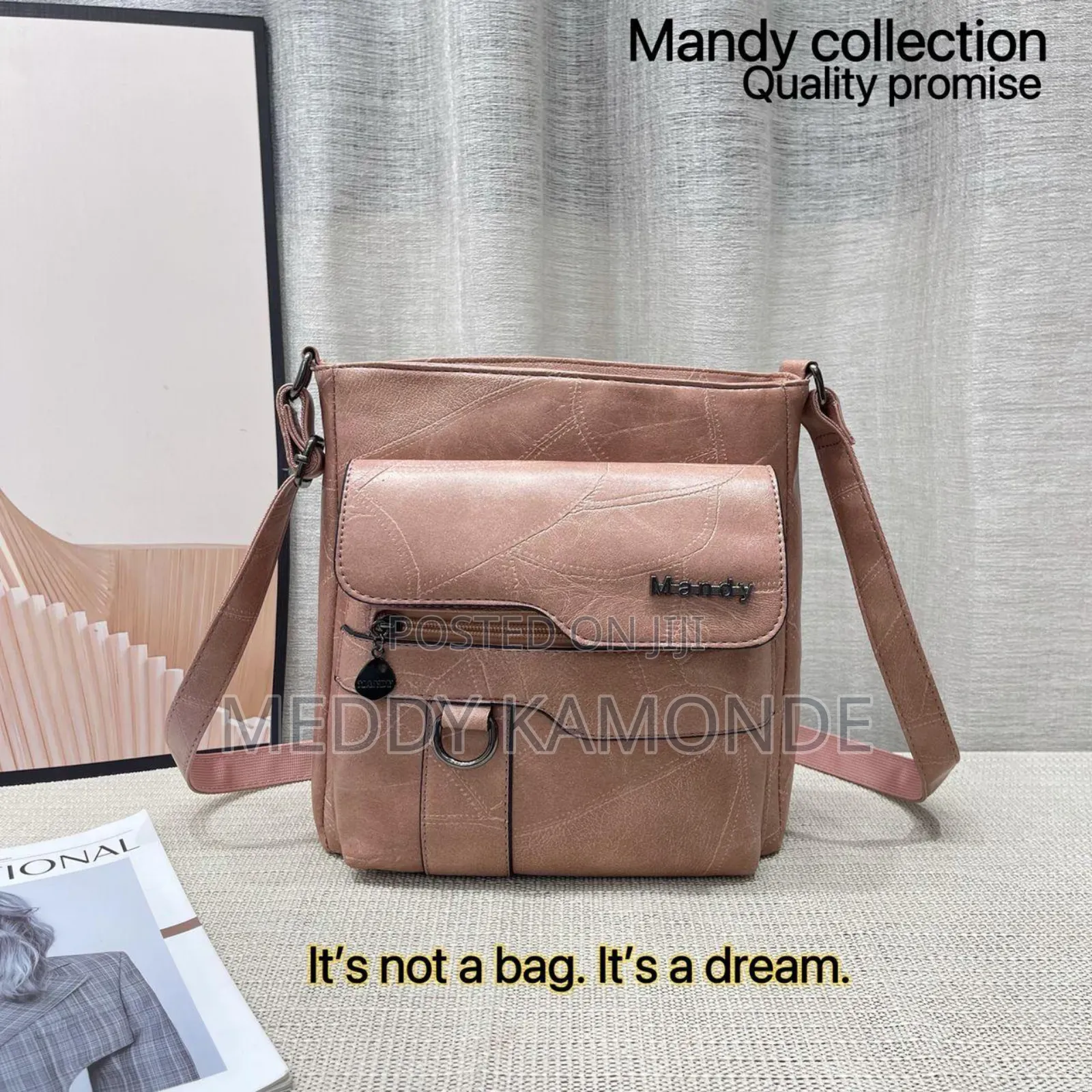 Peach Weekend Sling Bag