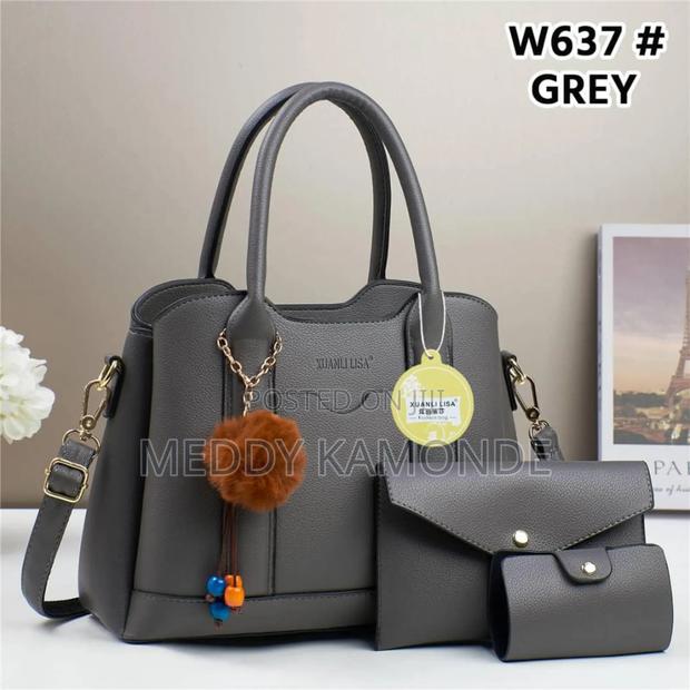 Fancy Grey/Beige Handbags
