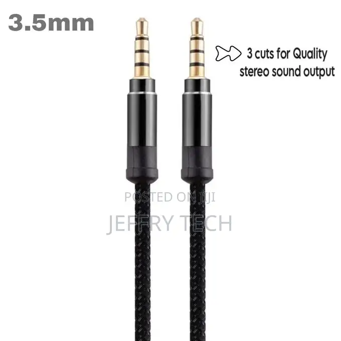 Jack 5ive Male Auxillary Tape Audio 3.5mm Jack Aux Line Wire
