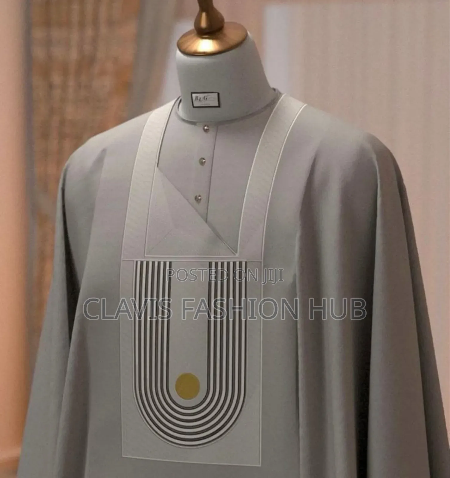 Biege West African Agbada Wear for Men VSGSJWJG