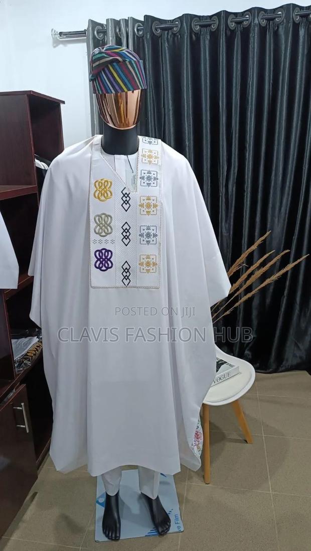 White Agbada Wear for Men