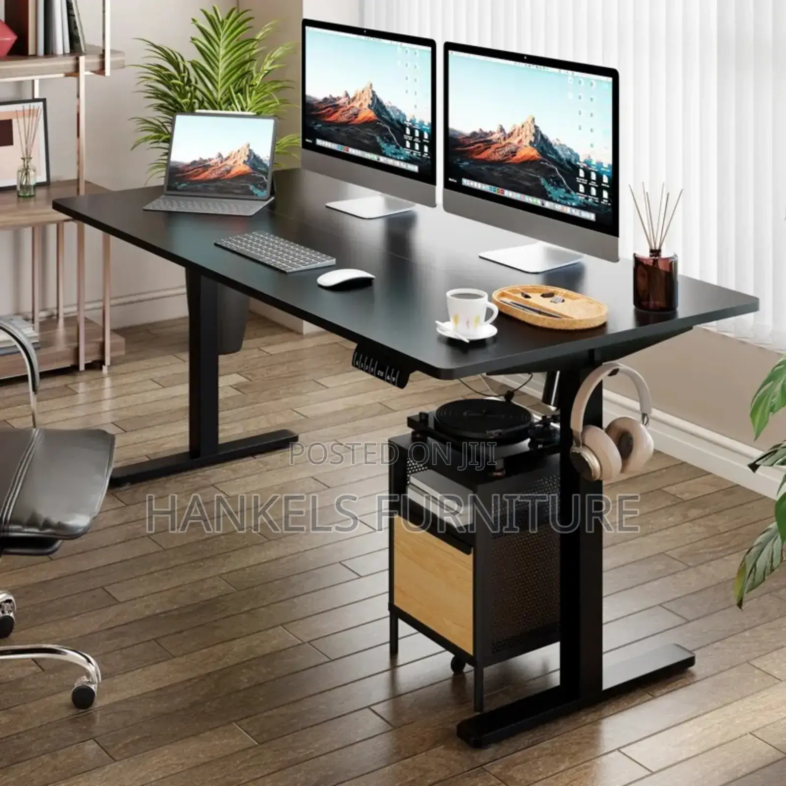 Standing and Height Adjustable Desk