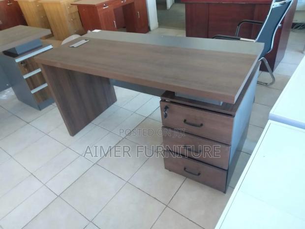 Brown 1.4m Office Desk