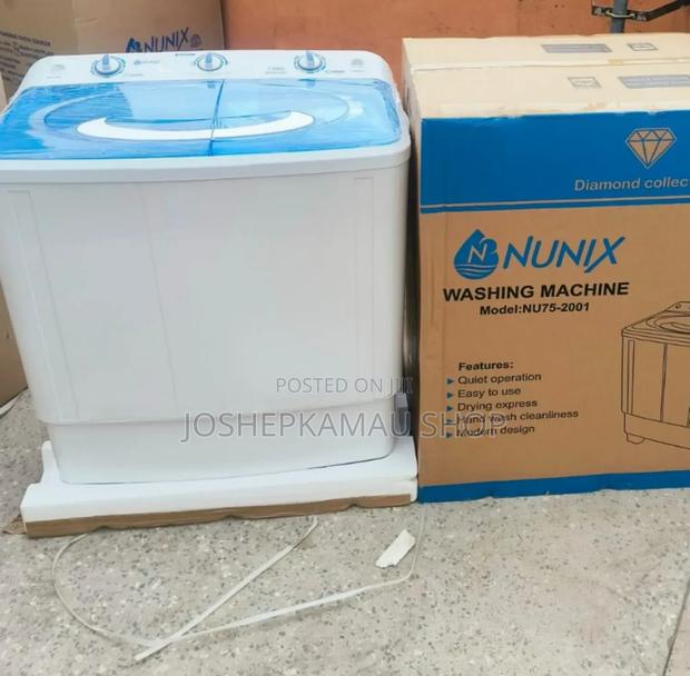 Nunix 7.5kgs Twin Tub Semi Auto Washing Machine N-M/7.5