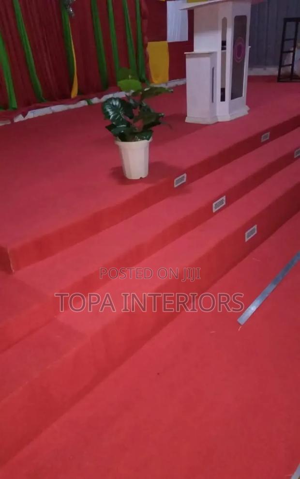Pulpit Stairs Delta Flooring Red Carpets Supply and Fitting