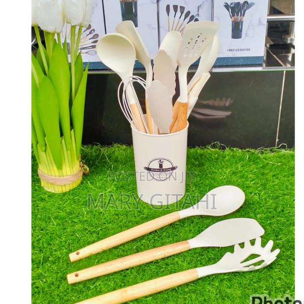 12pc Silicone Spoon Set 
 Available at  - main view