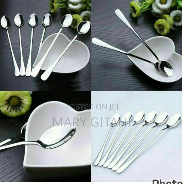 6 Pc Tea Long Spoon 
 at  - main view