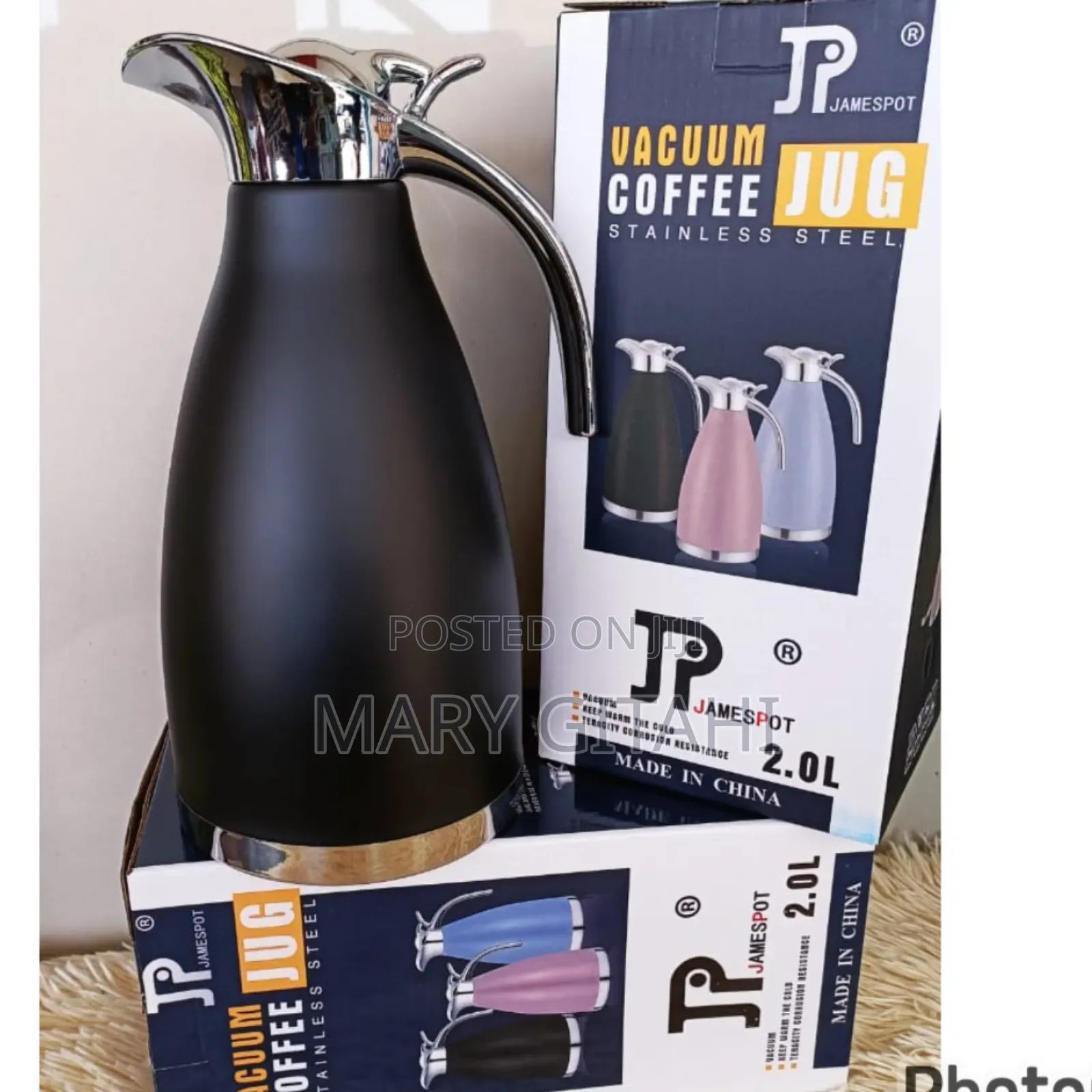 Black Jp Flask Available