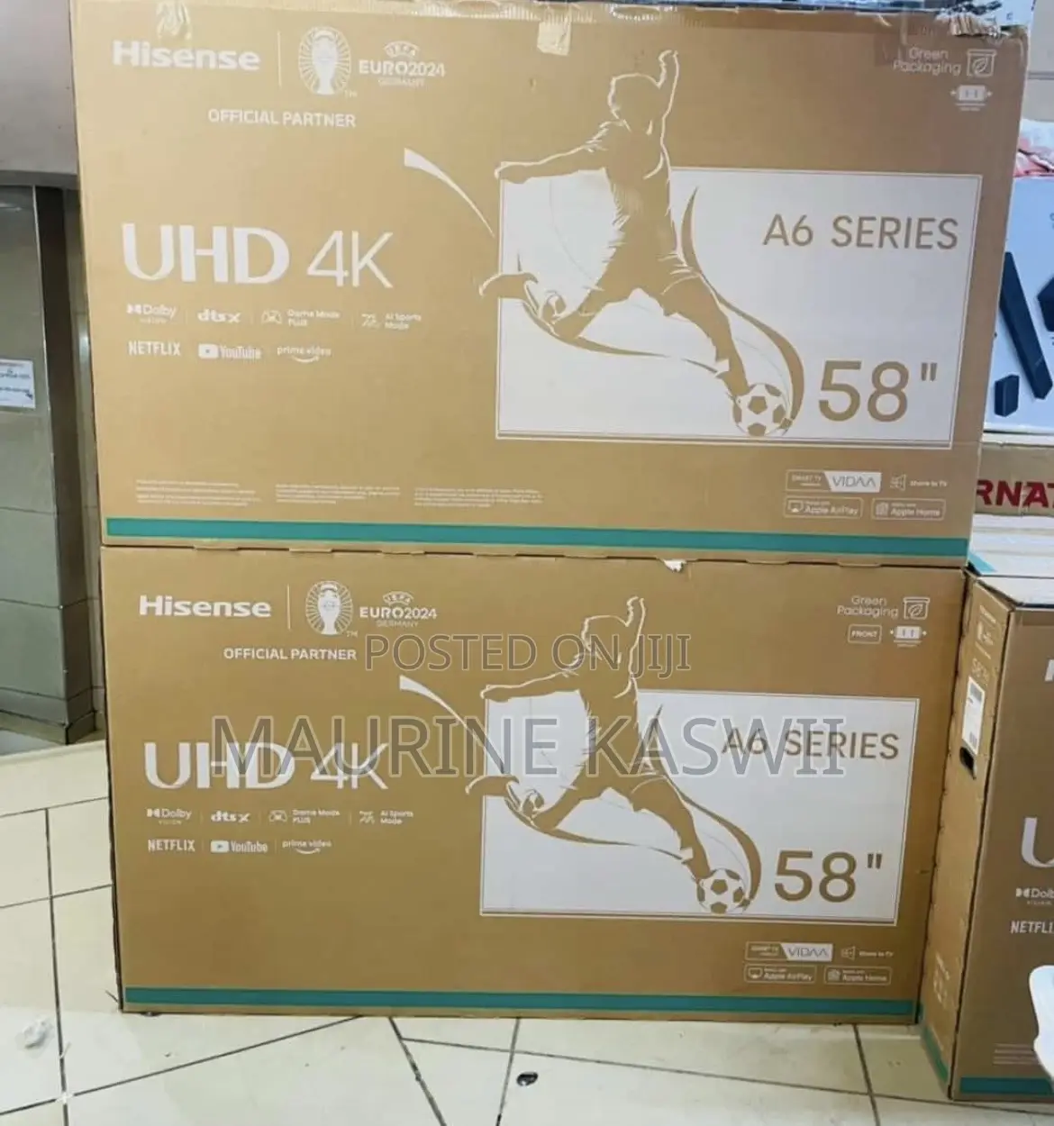 Hisense 58” Uhd Smart Tv