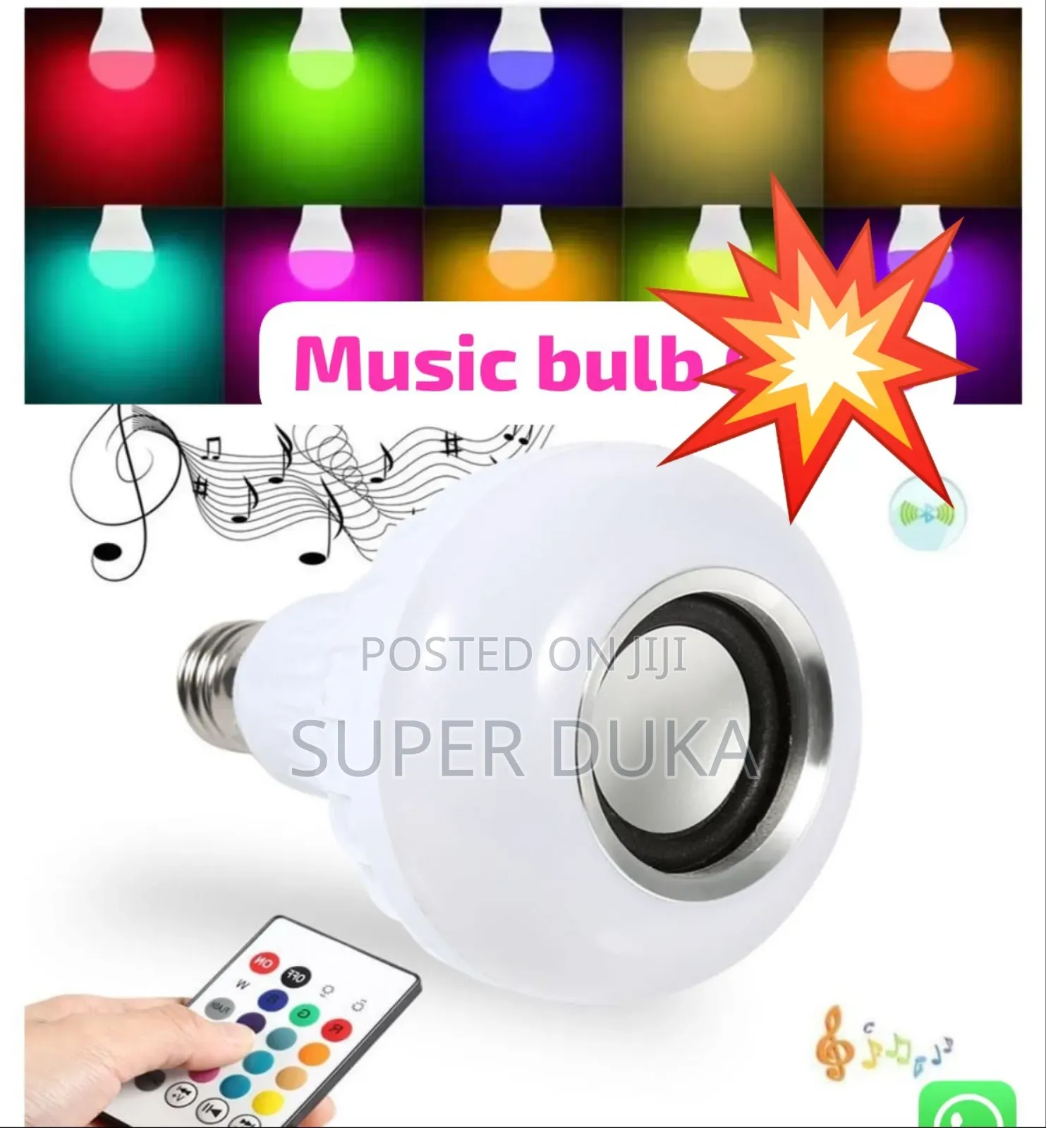 Music Bulb.Led With Remote
