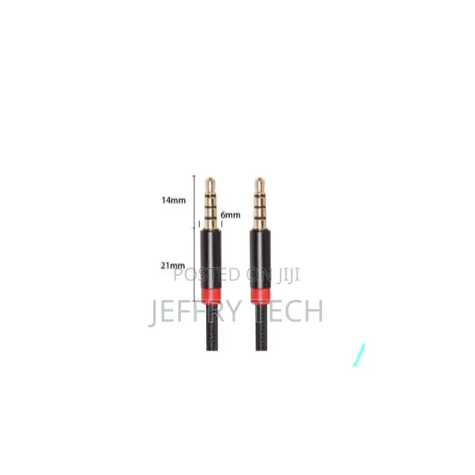 Male Auxillary Tape Audio 3.5mm Jack Aux Line Wire Cable Mal