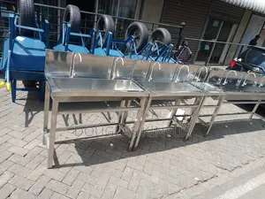 Modern Stainless Steel Hand Washing Traff/Sink.