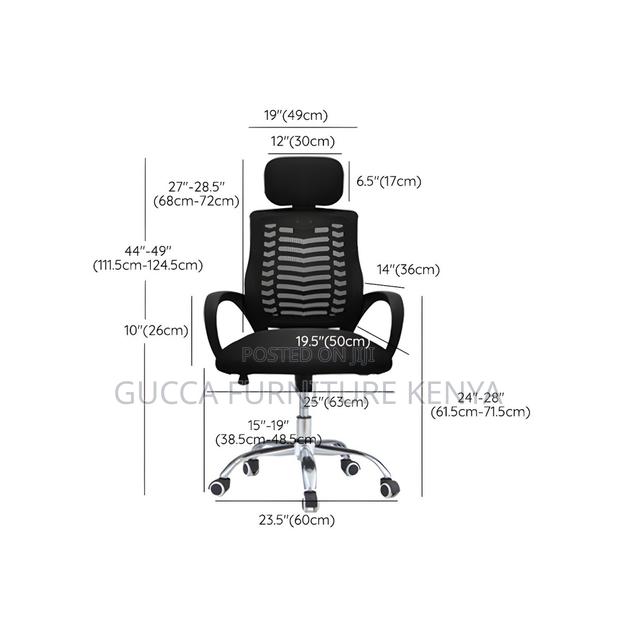Office Chairs: Modern Slide Chair With Breathable Back - thumbnail 2