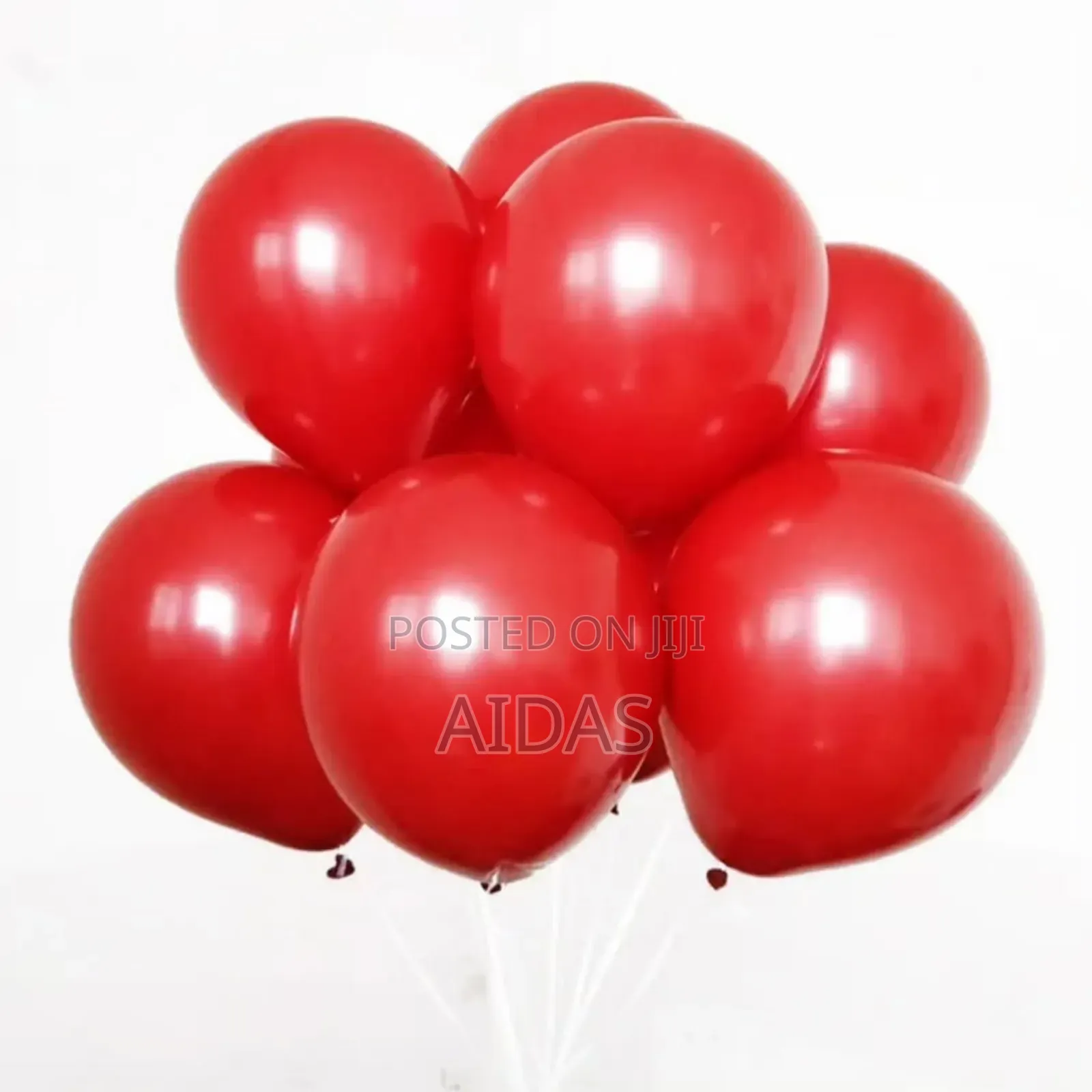 100 PCS Red Balloons for Valentine's Set Up