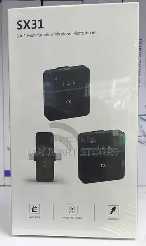 Sx31 3in 1 Multi Function Wireless Microphone