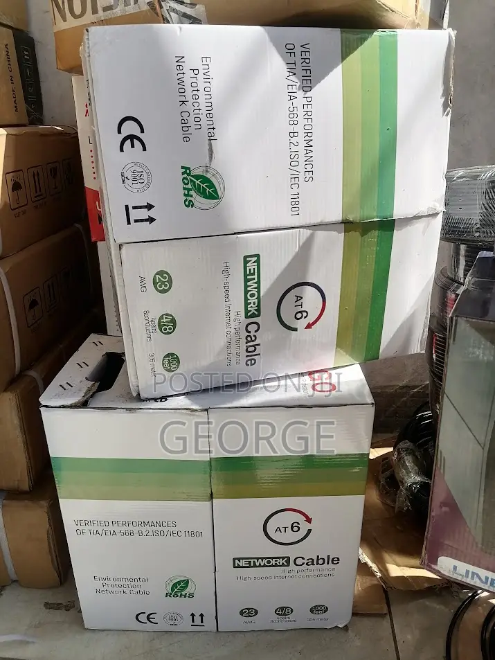 Cat 6 Cable 305M Networking Cable Available
