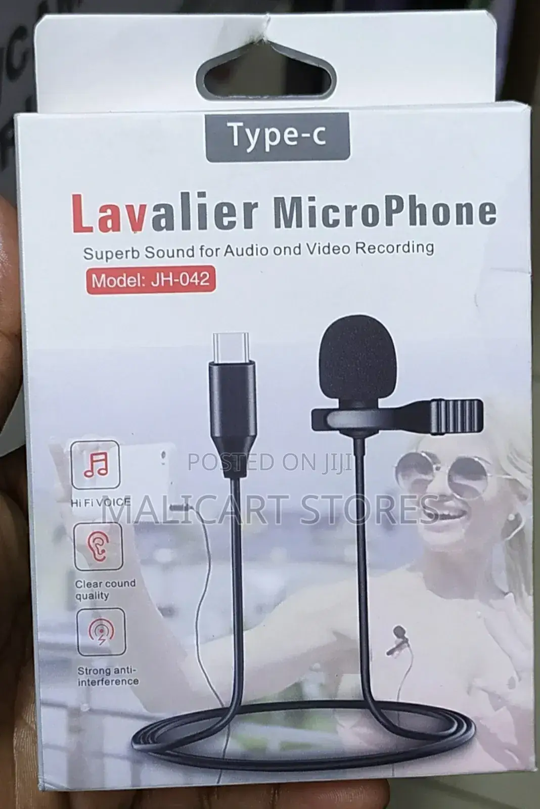 Jh -042 Type C Lavalier Microphone