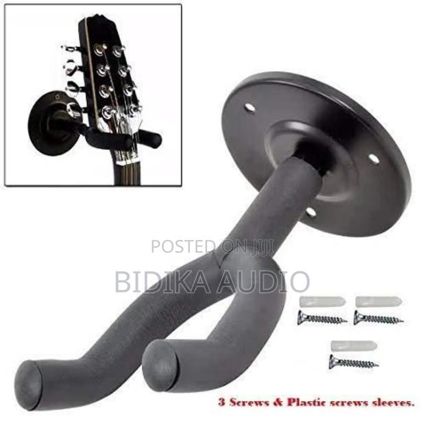 Guitar Stand Wall Mount Bracket Holder, Metal Body