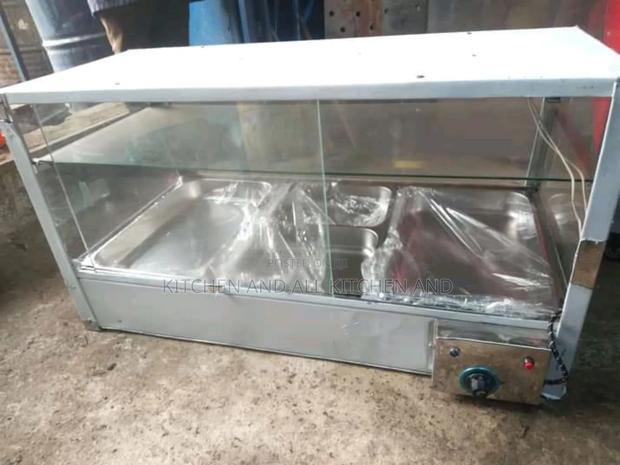Medium Stainless Steel Snack Display