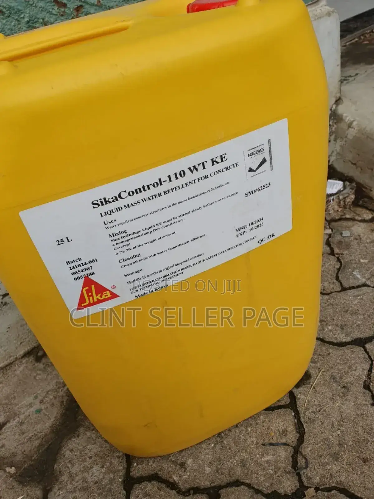 Sika Control 110 WT/ Tuff Seal WT.