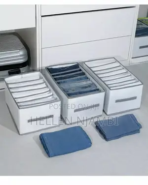 8 Grid Jeans Compartment Storage Box