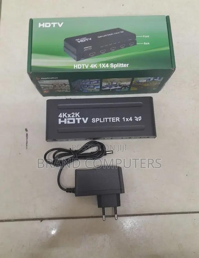 HDMI Splitter 4 Port 3D +1-1x4 HDMI Splitter, 1 in 4 Out
