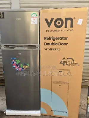 Von 181l Fridge Double Door