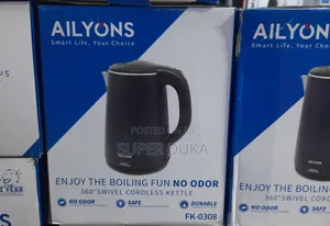 Electric Kettle.2.2L Ailyons Insulated Automatic Black 0308