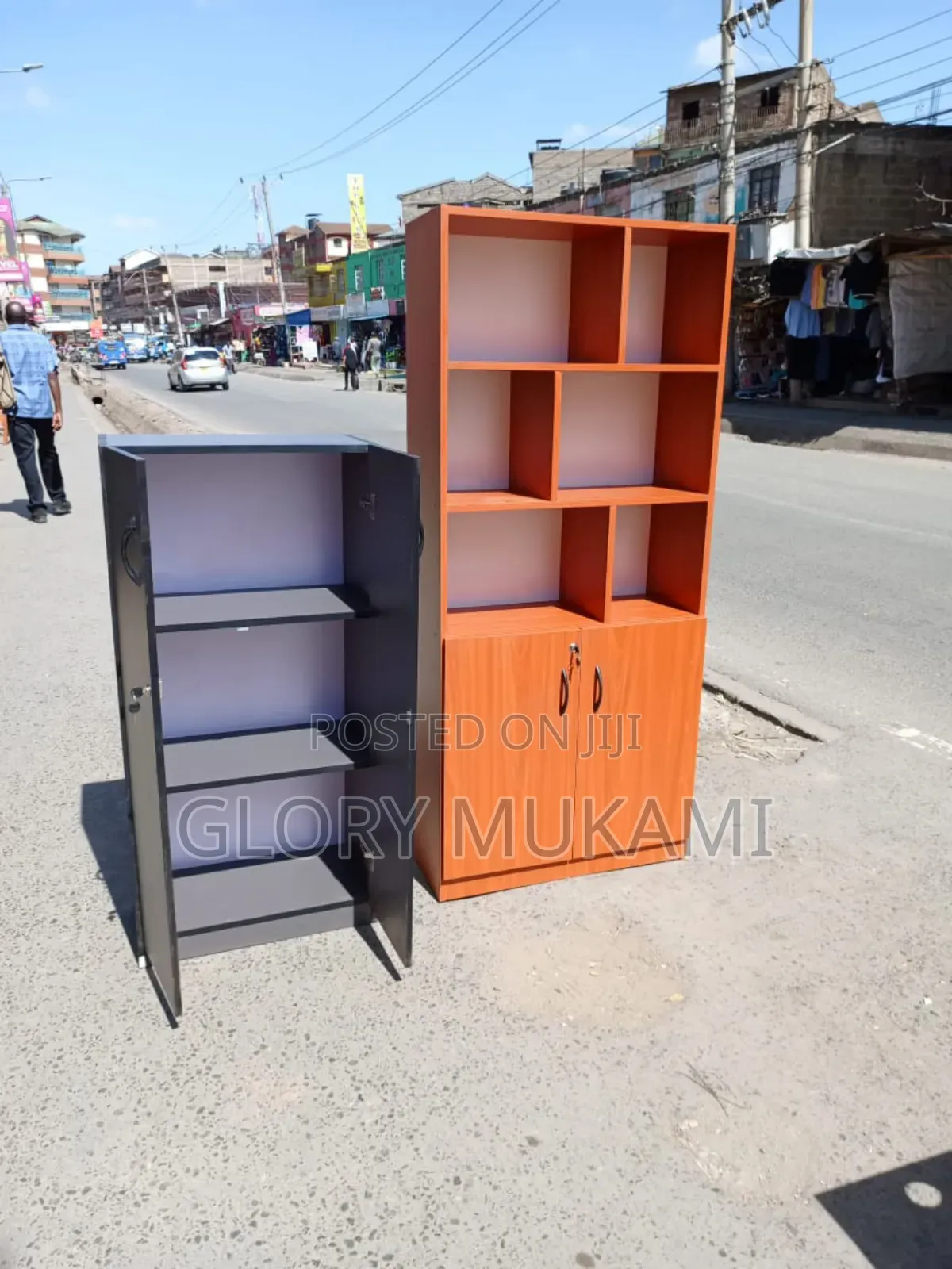 Teachers Filling Cupboards