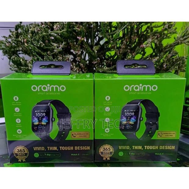 Oraimo OSW-805 Watch 5 2.01" HD Panda Glass 1ATM Smart Watch